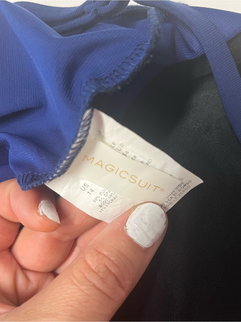 Magicsuit | Solid Navy Blue Parker Convertible Underwire One Piece Swimsuit 14 - Picture 8 of 11